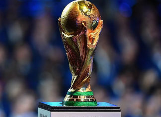 World cup trophy in Uganda