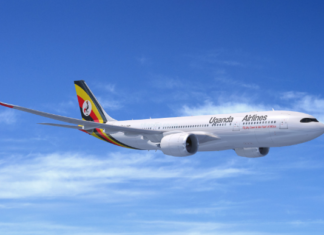 Uganda Airlines Makes its First Flight Uganda Airlines flight