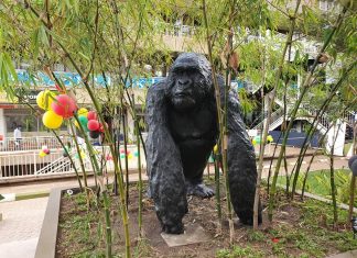 Wildlife Monuments Installed in Kampala to Promote Tourism gorilla statue