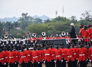 What is Happening in Uganda Now Swearing in Ceremony at Kololo