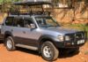Choosing a suitable car to drive in Uganda Land Cruiser Prado with Popup roof